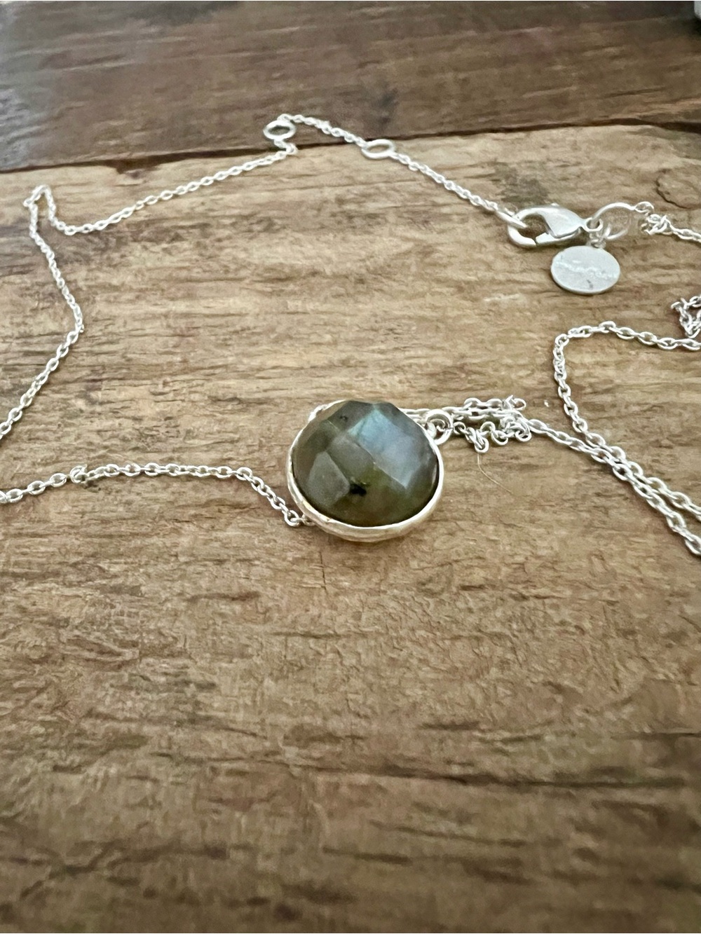 Labradorite Pendant Necklace in Silver - Stella & Dot